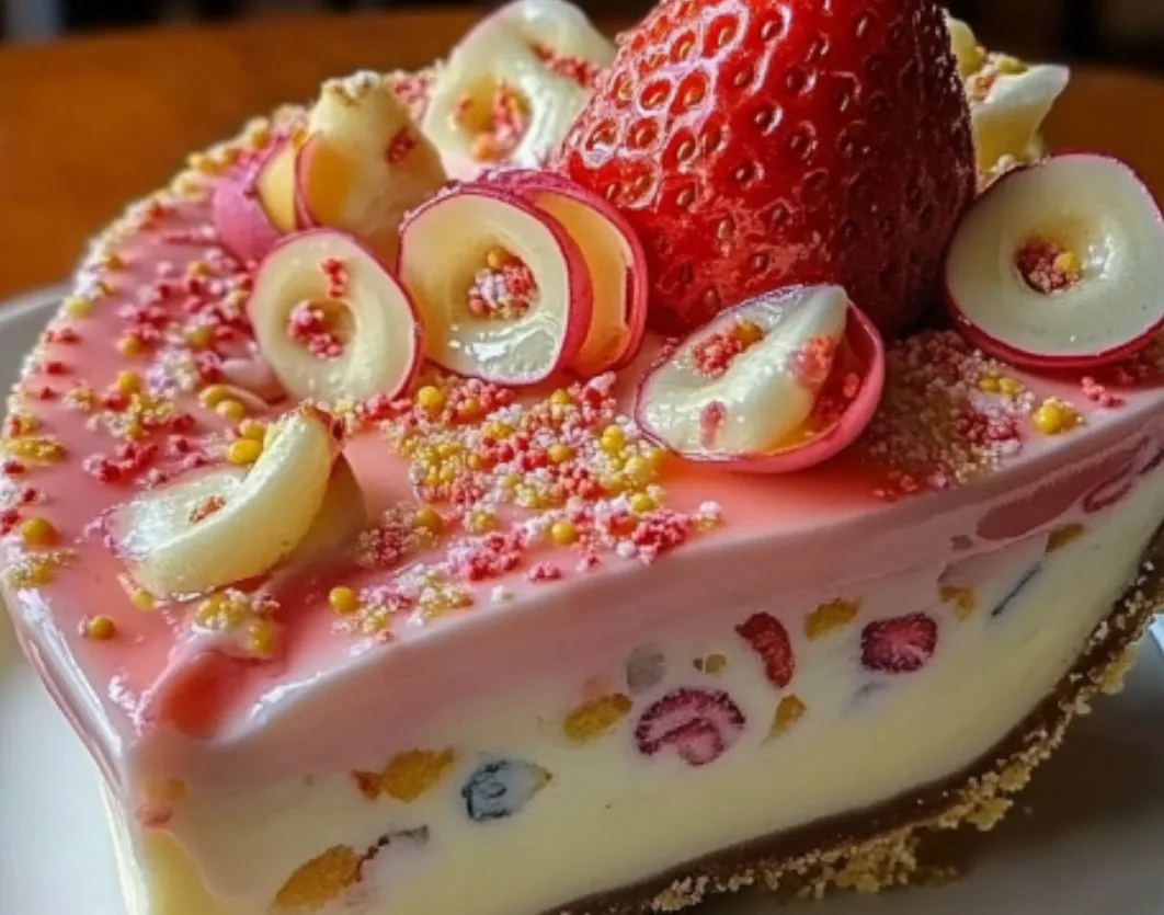 Strawberry White Chocolate Cheesecake