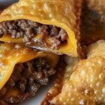 Crispy Beef and Cheese Rolls