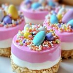 Mini Easter Egg Cheesecake Bites