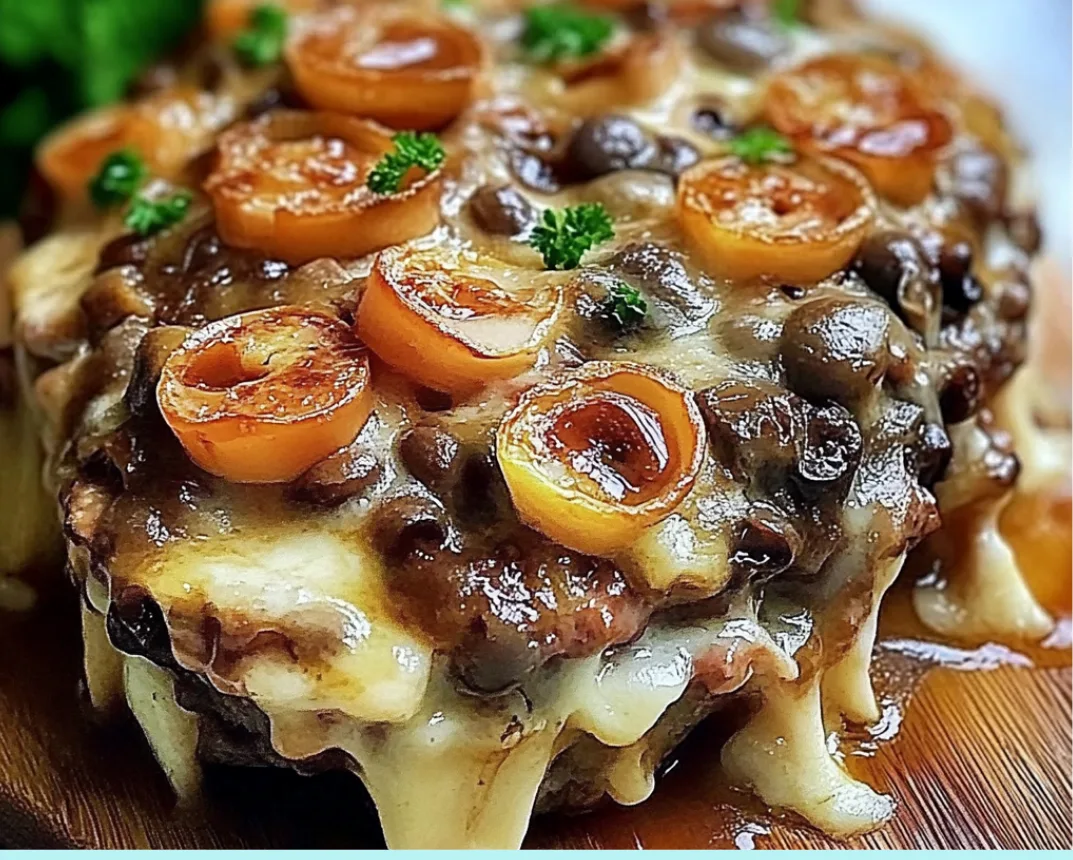 Cheesy Mushroom & Cherry Tomato Melt