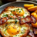 Sunny-Side Eggs with Crispy Bacon 3 Sunny-Side Eggs with Crispy Bacon