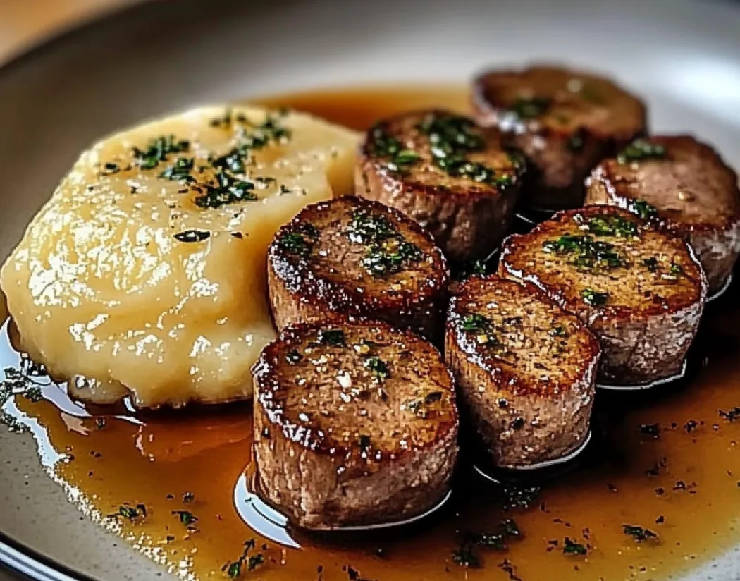 Garlic Butter Steak Medallions