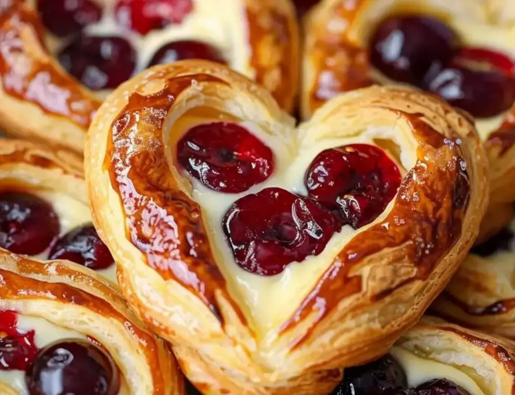 Cherry Danish Pastries