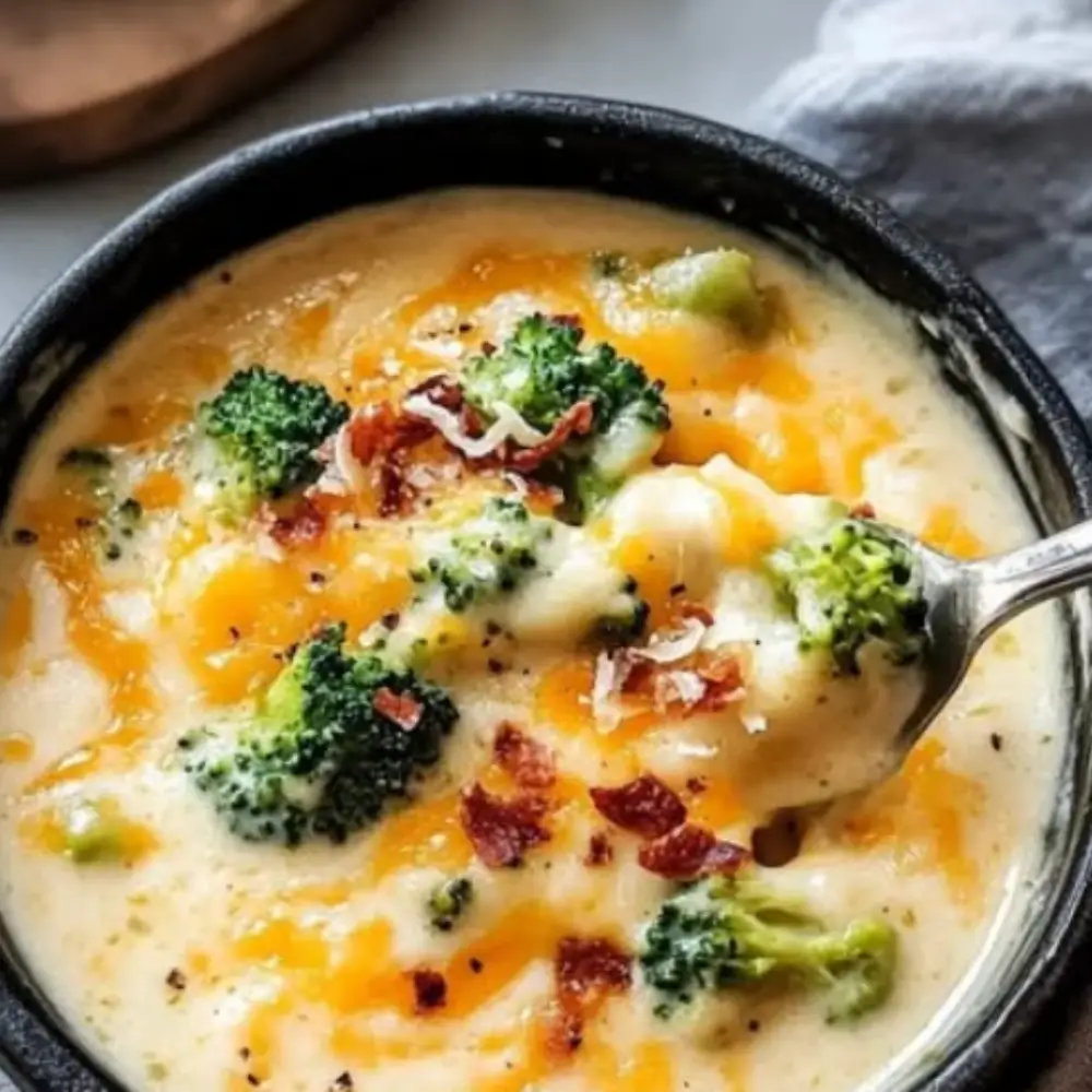Creamy Bacon Broccoli Soup