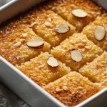 Coconut Semolina Cake (Basbousa)