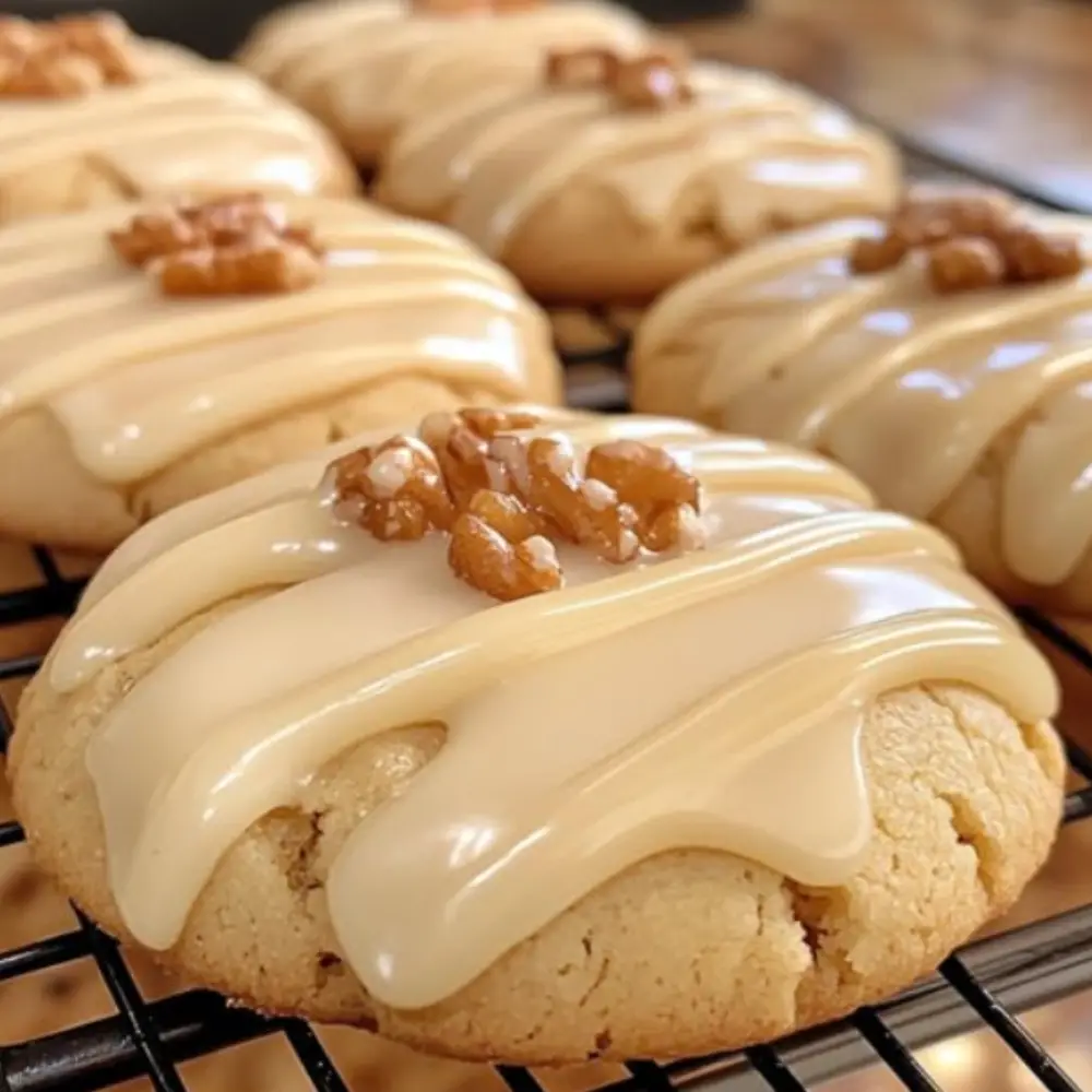 Maple Cookies with Maple Icing