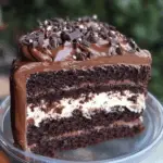 Chocolate Cake with Creamy Filling 3 Chocolate Cake with Creamy Filling