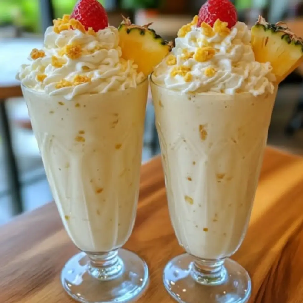Pina Colada Milkshakes
