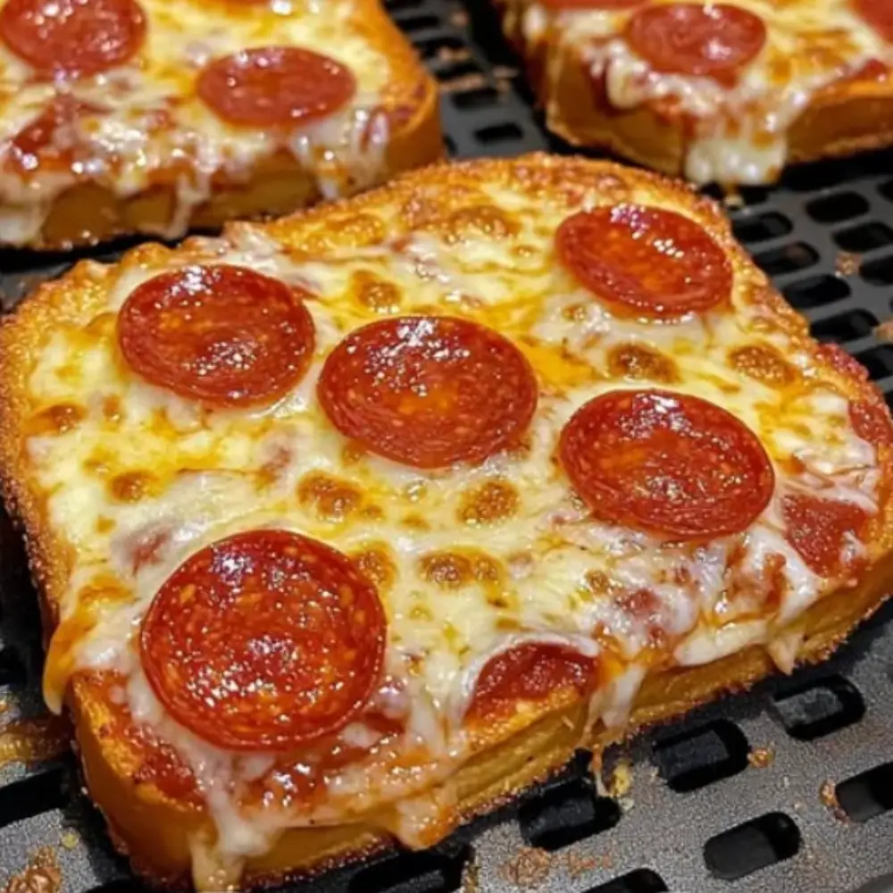 Texas Toast Air Fryer Pizza