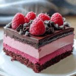 Chocolate Raspberry Mousse Cake