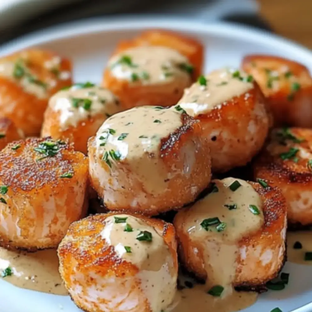 Crispy Bang Bang Salmon Bites