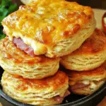 Ham and Cheese Butter Swim Biscuits 3 Ham and Cheese Butter Swim Biscuits