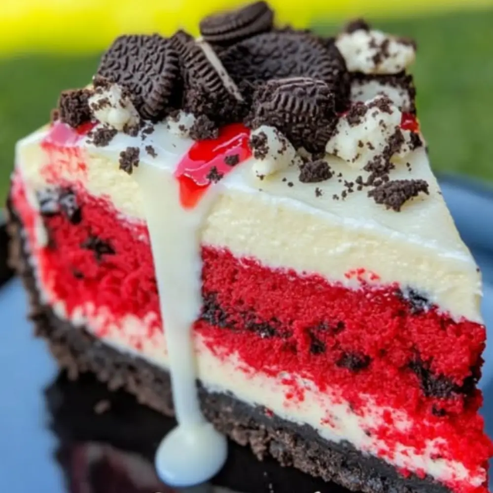 Oreo Red Velvet Cheesecake