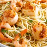 Seafood Pasta with Shrimp and Scallops 3 Seafood Pasta with Shrimp and Scallops