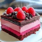 Chocolate Raspberry Mousse Cake 3 Chocolate Raspberry Mousse Cake