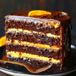 Chocolate Orange Cheesecake Layer Cake
