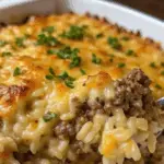 Cheesy Ground Beef Rice Casserole 3 Cheesy Ground Beef Rice Casserole