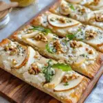 Pear, Gorgonzola, and Walnut Flatbread 3 Pear, Gorgonzola, and Walnut Flatbread