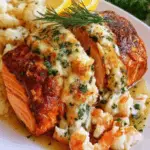 Crab & Shrimp Stuffed Salmon 3 Crab & Shrimp Stuffed Salmon