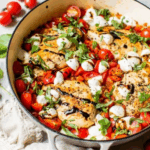 Low‑Carb High‑Protein Caprese Chicken Skillet