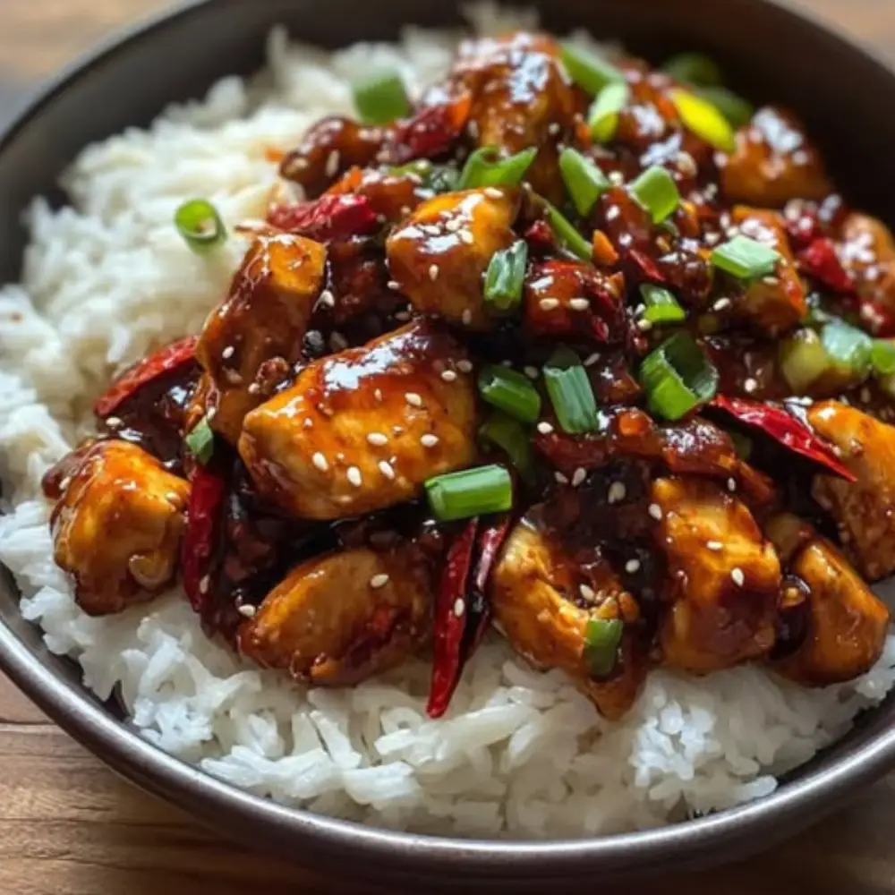 Szechuan Chicken Stir-Fry with Chili Garlic Sauce