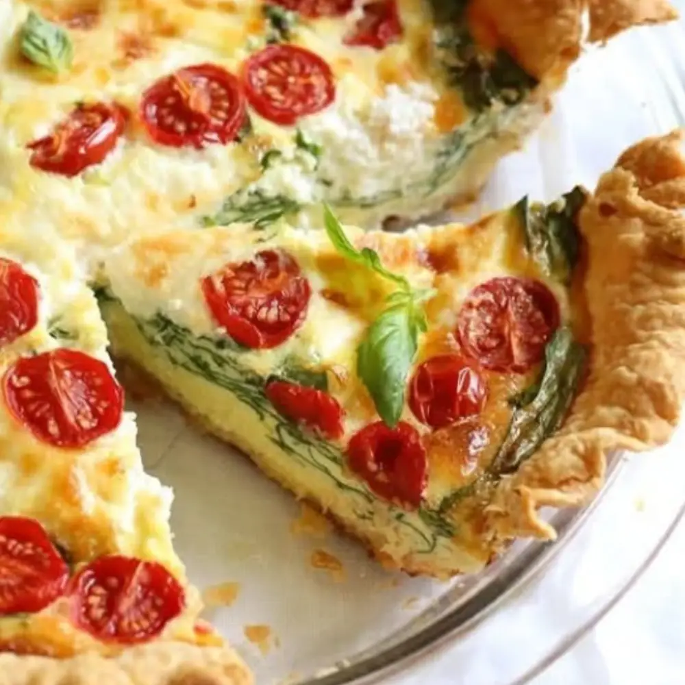 Spinach Ricotta Quiche