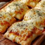 Homemade Cheesy Pizza Pockets
