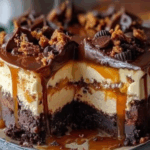 Caramel Brownie Cheesecake