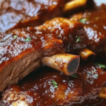 Slow Cooker BBQ Beef Ribs