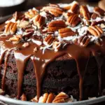 German Chocolate Poke Cake 3 German Chocolate Poke Cake