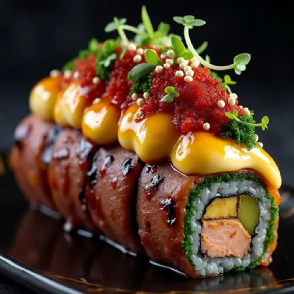 Dragon Lava Sushi Roll Explosion