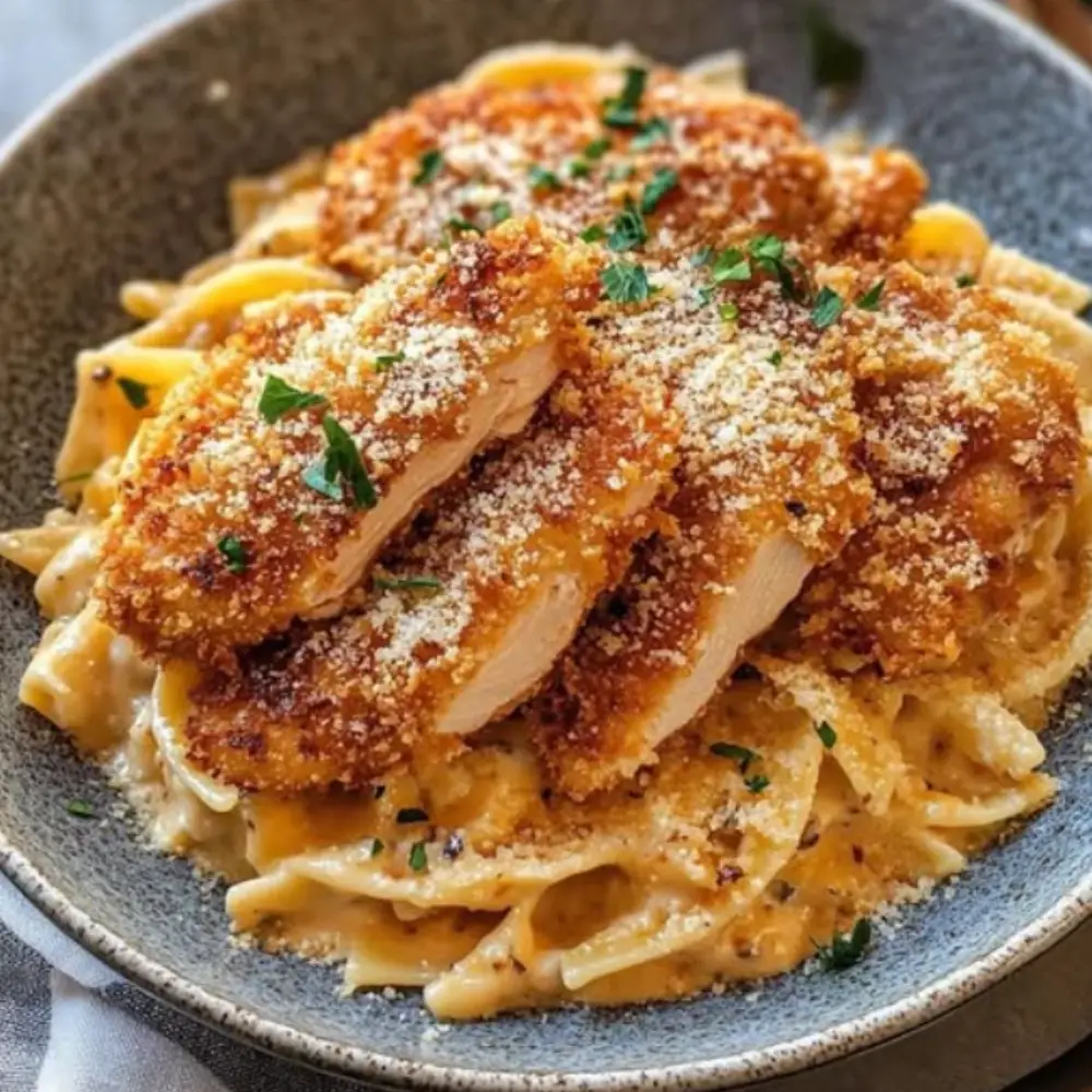 Crispy Chicken with Creamy Pasta: The Ultimate Comfort Food