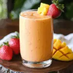Strawberry Mango Smoothie 3 Strawberry Mango Smoothie