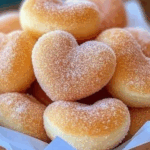Heart-Shaped Mini Donuts (Baked Style with Fried Finish)