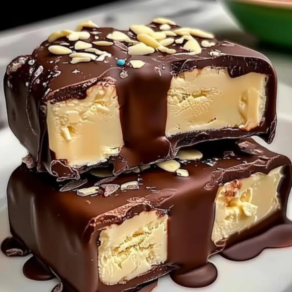 Homemade Chocolate-Covered Ice Cream Bars