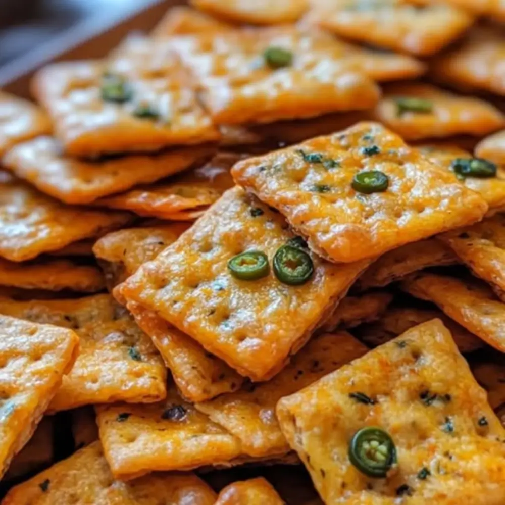 Cheddar & Jalapeño Crisps with a Kick