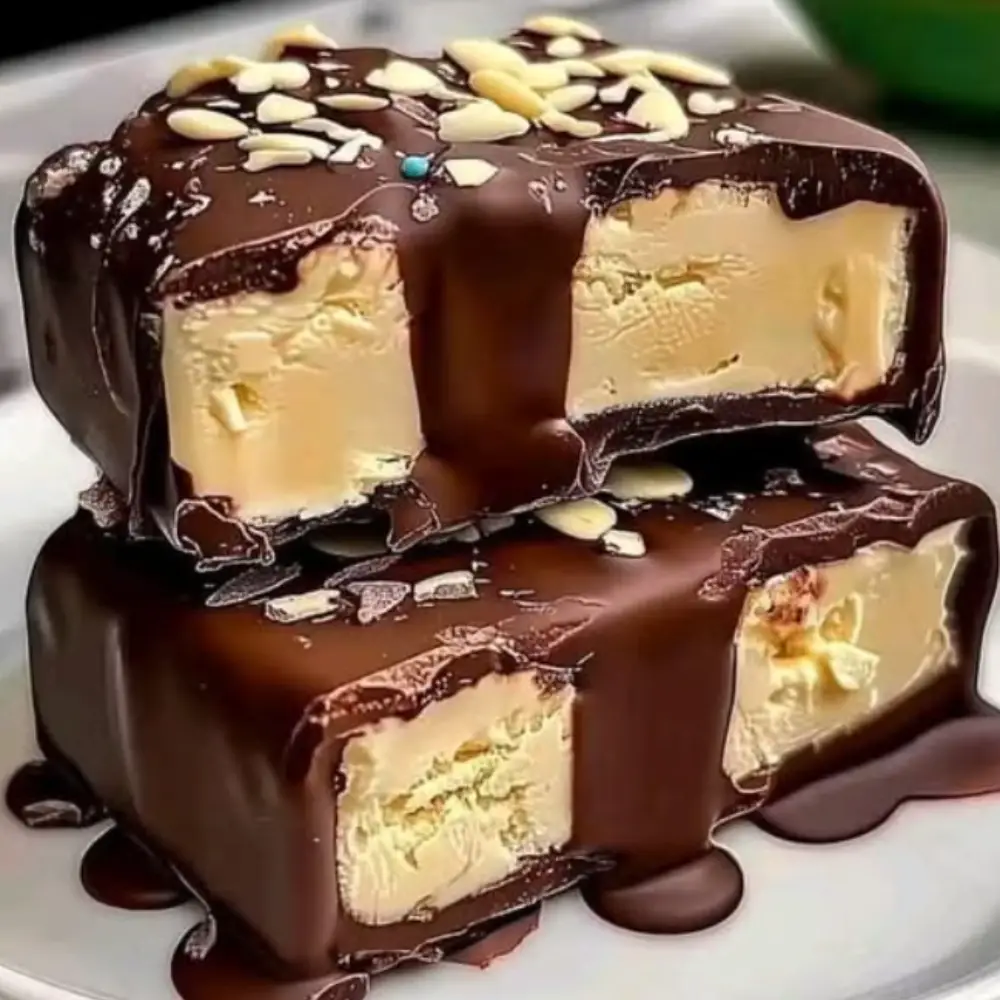 Homemade Chocolate-Covered Ice Cream Bars