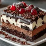 Brownie Refrigerator Cake 3 Brownie Refrigerator Cake