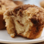 Rhubarb Coffee Cake Muffins