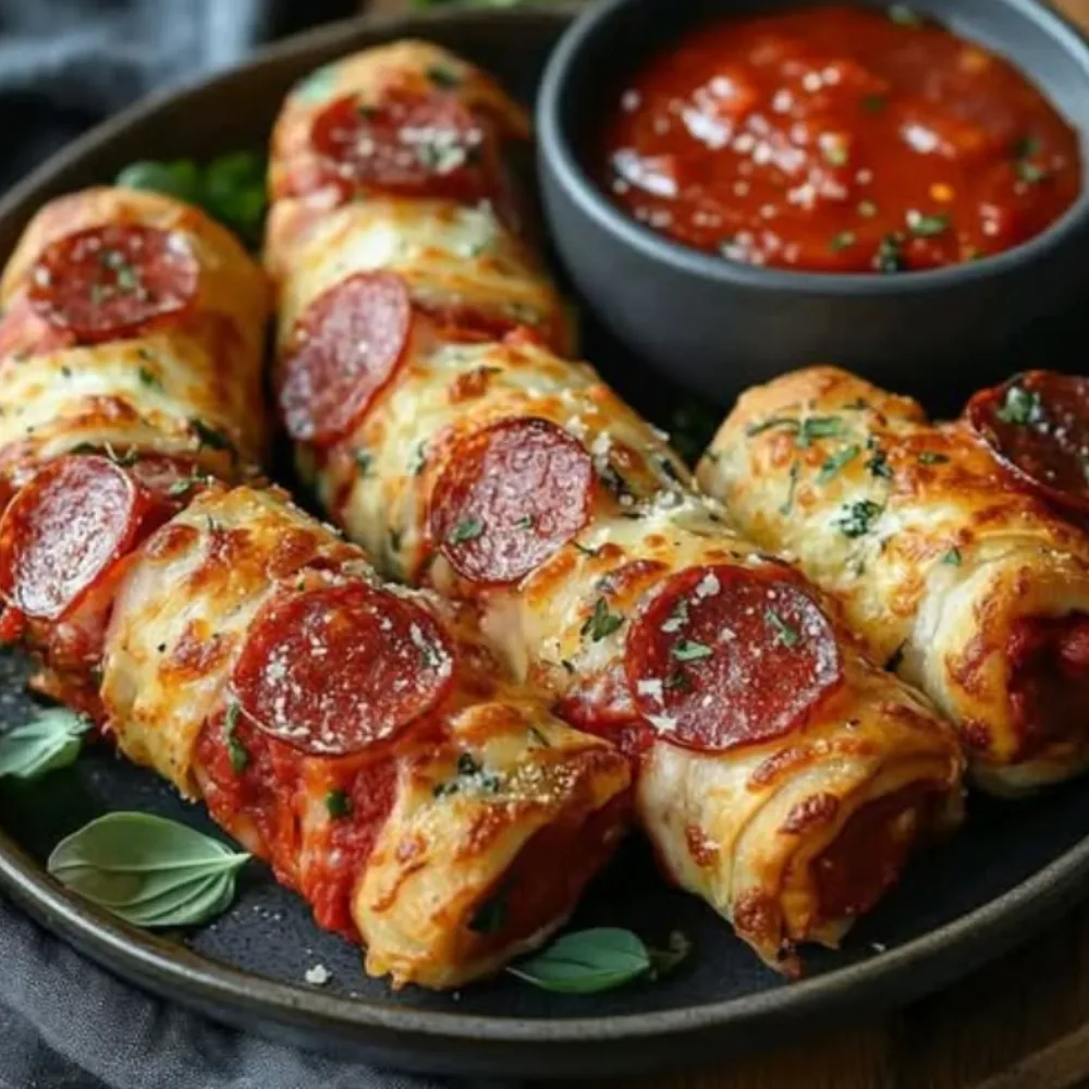 Pepperoni Pizza Rolls Recipe