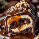 Chocolate Caramel Turtle Cake Roll 3 Chocolate Caramel Turtle Cake Roll