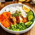 Air Fryer Salmon with Spicy Mayo Sriracha Sauce