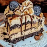 Crunchy Peanut Butter Oreo Chocolate Delight Cake 3 Crunchy Peanut Butter Oreo Chocolate Delight Cake