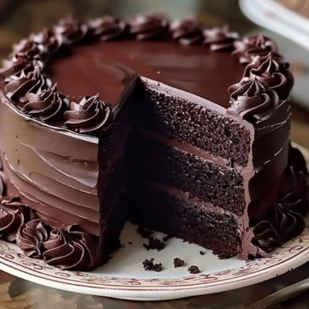 Moist Chocolate Buttermilk Cake