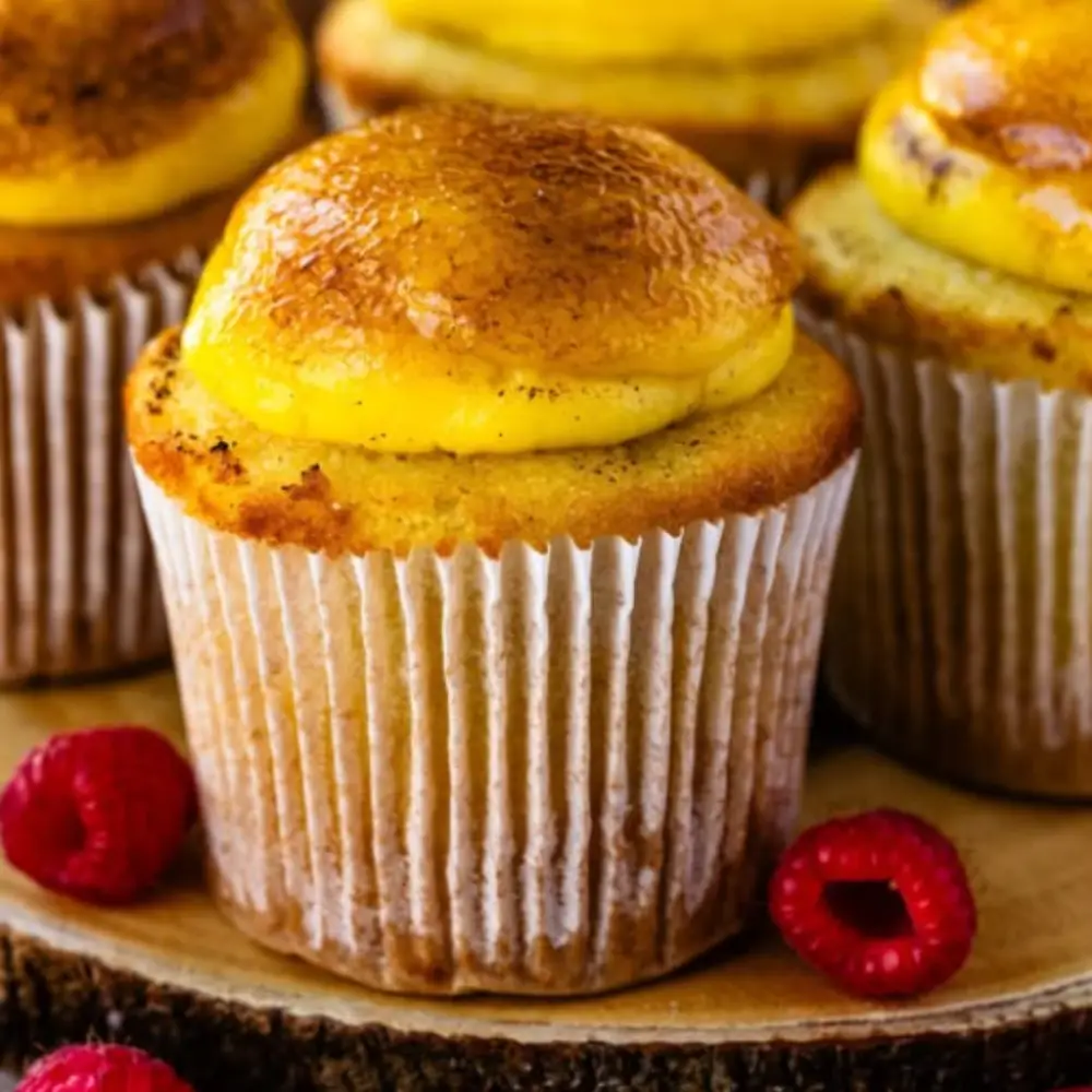 Crème Brûlée Cupcakes