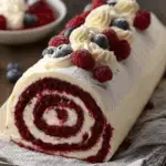 Red Velvet Cheesecake Roll 3 Red Velvet Cheesecake Roll