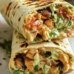 Juicy Chipotle Ranch Grilled Chicken Burrito with Fresh Veggies and Creamy Sauce 3 Juicy Chipotle Ranch Grilled Chicken Burrito with Fresh Veggies and Creamy Sauce