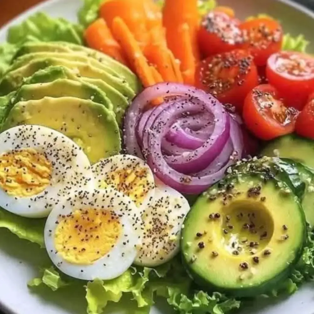 Fresh & Crunchy Egg Salad Plate