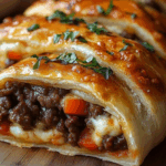 Mozzarella Cheesesteak Stromboli
