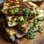 Chimichurri Grilled Steak Quesadilla with Avocado Chimichurri 3 Chimichurri Grilled Steak Quesadilla with Avocado Chimichurri